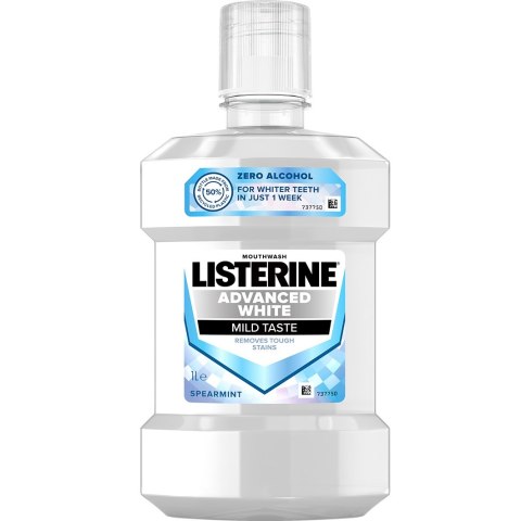 Advanced White płyn do płukania jamy ustnej Mild Taste 1000ml Listerine