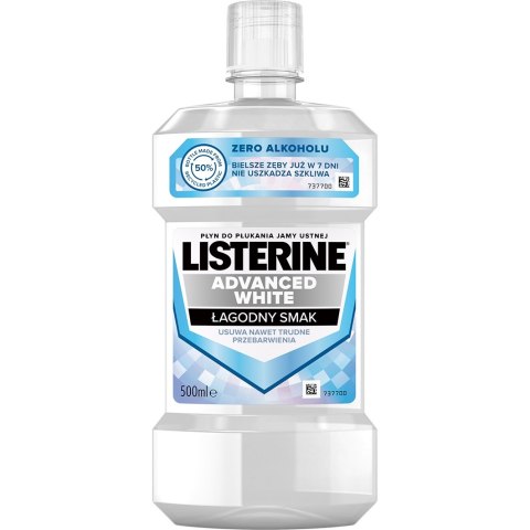 Advanced White płyn do płukania jamy ustnej Mild Taste 500ml Listerine