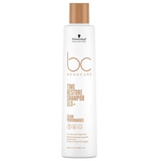 Schwarzkopf Professional BC Bonacure Time Restore Shampoo delikatnie oczyszczający szampon do włosów dojrzałych 250ml