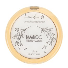 Bamboo Pressed Powder transparenty matujący puder prasowany do twarzy 10g Lovely