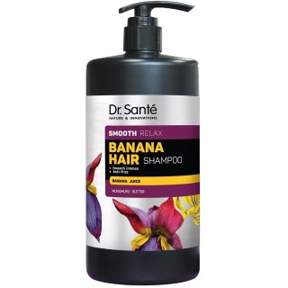 Dr. Sante Banana Hair Shampoo wygładzający szampon do włosów z sokiem bananowym 1000ml