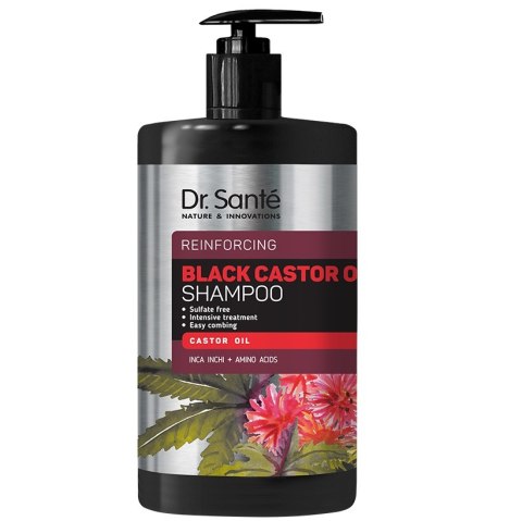 Black Castor Oil Shampoo regenerujący szampon do włosów z olejem rycynowym 1000ml
