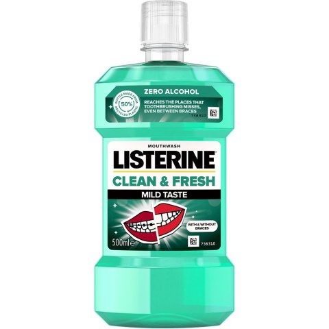 Clean&Fresh płyn do płukania jamy ustnej 500ml Listerine