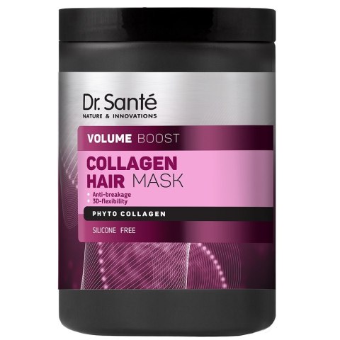 Dr. Sante Collagen Hair Mask maska zwiększająca objętość włosów z kolagenem 1000ml Dr. Sante Collagen Hair Mask maska zwiększająca objętość włosów z kolagenem 1000ml