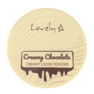 Lovely Creamy Chocolate Loose Powder czekoladowy matowy puder brązujący do twarzy i ciała z ekstraktem z nasion kakao 8g