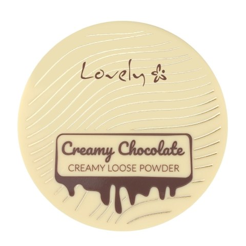 Creamy Chocolate Loose Powder czekoladowy matowy puder brązujący do twarzy i ciała z ekstraktem z nasion kakao 8g Lovely