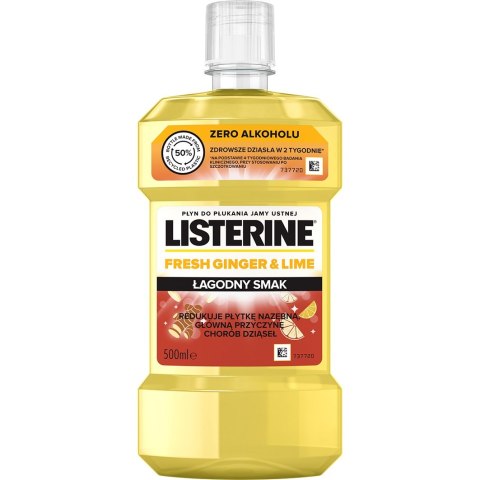 Ginger&Lime płyn do płukania jamy ustnej 500ml Listerine