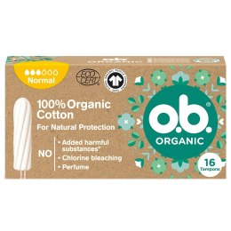 Organic Normal tampony 16szt. O.B.