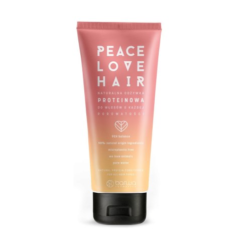 Barwa Peace Love Hair naturalna odżywka proteinowa do włosów o każdej porowatości 180ml