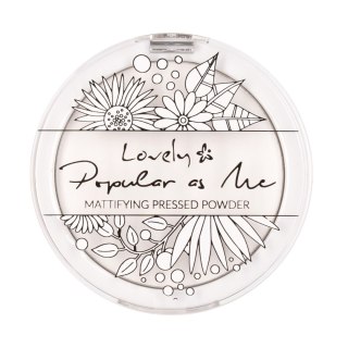 Lovely Popular As Me Mattifying Pressed Powder matujący puder do twarzy 9g