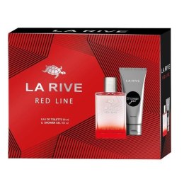 La Rive Red Line For Men zestaw woda toaletowa spray 90ml + żel pod prysznic 100ml