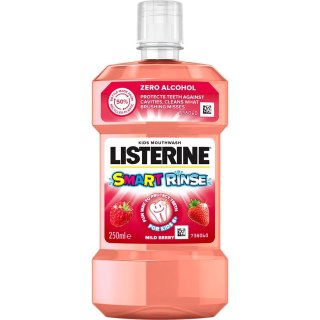 Listerine Smart Rinse płyn do płukania jamy ustnej dla dzieci Berry 250ml