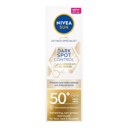Nivea Sun Spot Control Luminous 630® odświeżający fluid przeciwsłoneczny do twarzy SPF50+ 40ml