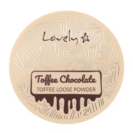 Toffe Chocolate Loose Powder czekoladowy matowy puder brązujący do twarzy i ciała z ekstraktem z nasion kakao 8g Lovely