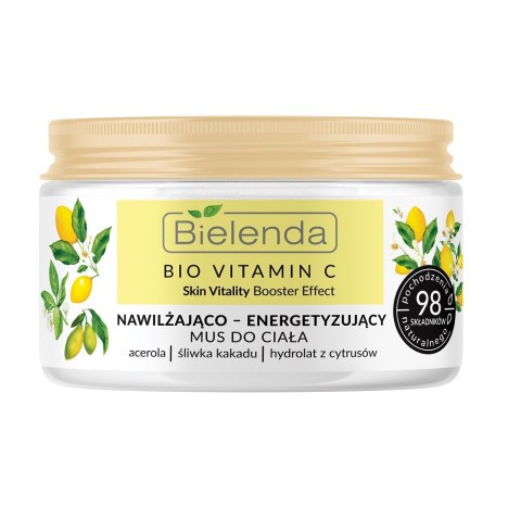 Bielenda Bio Vitamin C nawilżająco-energetyzujący mus do ciała 250g