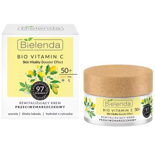 Bielenda Bio Vitamin C rewitalizujący krem przeciwzmarszczkowy 50+ dzień/noc 50ml