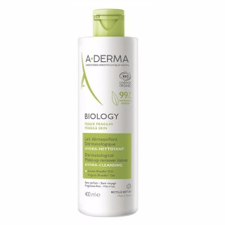 A-Derma Biology Hydra-Cleansing Dermatological Make-up Remover Lotion mleczko oczyszczające 400ml