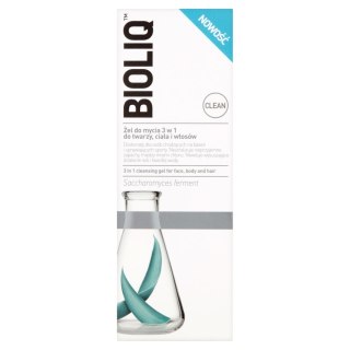 BIOLIQ Clean żel do mycia 3w1 do twarzy ciała i włosów 180ml