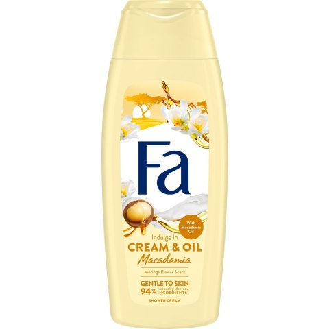 Fa Cream & Oil Macadamia kremowy żel pod prysznic o zapachu kwiatu moringi 400ml