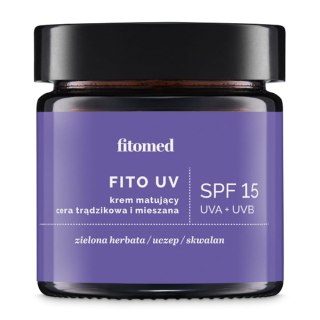 Fito UV SPF15 krem matujący do cery trądzikowej i mieszanej 55g Fitomed