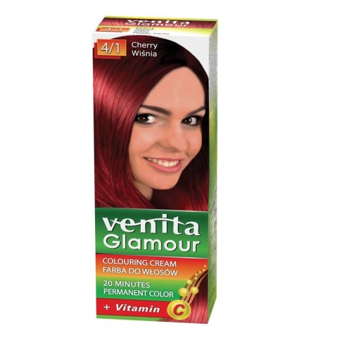 Glamour farba do włosów 4/1 Wiśnia Venita