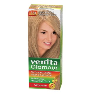 Venita Glamour farba do włosów 7/0 Naturalny Blond