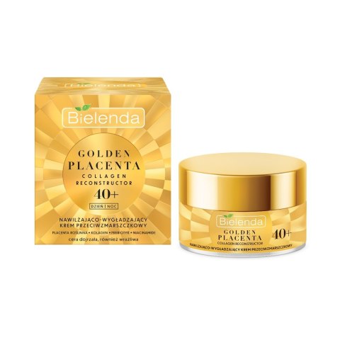 Golden Placenta 40+ nawilżająco-wygładzający krem przeciwzmarszczkowy 50ml Bielenda