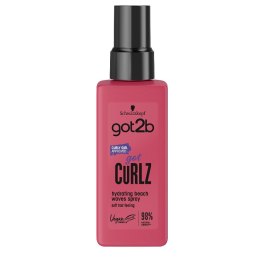 Got2B Got Curlz spray do włosów nawilżający i zmiękczający włosy dla efektu plażowych fal 150ml