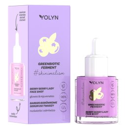 Yolyn Greenbiotic Ferment rozświetlające serum do twarzy Bardzo Borówkowe 20ml