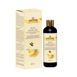 Sattva Hair Oil olej ryżowy do włosów Rice 200ml