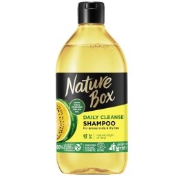 Nature Box Melon Oil szampon do włosów oczyszczający do przetłuszczającej się skóry głowy i wysuszonych końcówek z olejem z pestek z żółteg