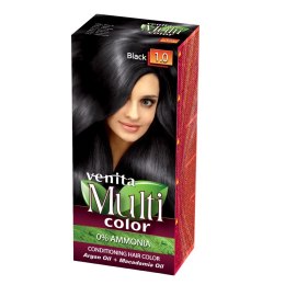MultiColor pielęgnacyjna farba do włosów 1.0 Czerń Venita