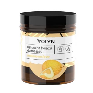 Yolyn Naturalna świeca do masażu Melonowe Love 120ml