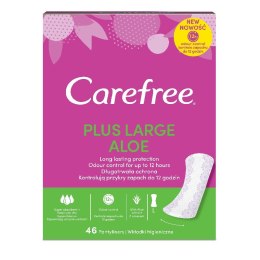 Carefree Plus Large wkładki higieniczne Aloe Vera Scent 46szt.