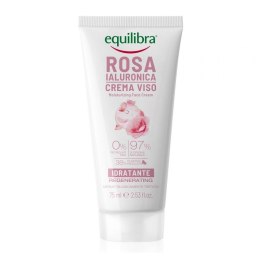 Equilibra Rosa Moisturizing Face Cream różany krem nawilżający z kwasem hialuronowym 75ml