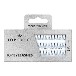 TOP CHOICE Top Eyelashes kępki rzęs Flare Long Black 14mm 37948