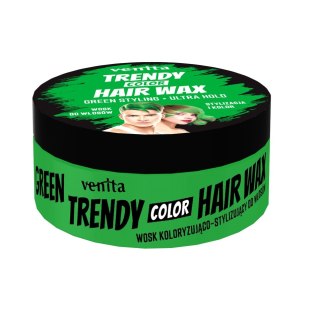 Venita Trendy Color Hair Wax koloryzujący wosk do stylizacji włosów Green 75g