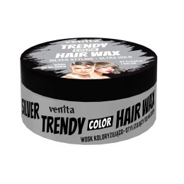 Venita Trendy Color Hair Wax koloryzujący wosk do stylizacji włosów Silver 75g