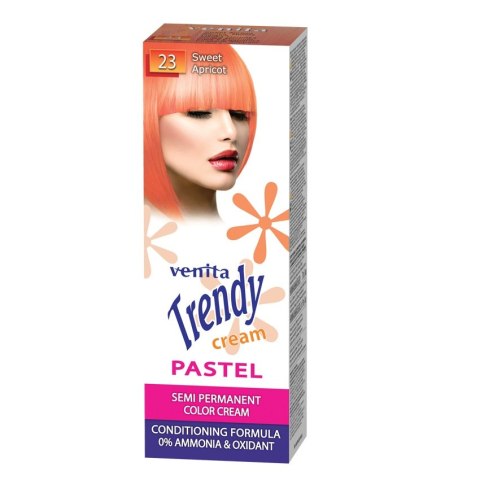 Trendy Cream krem do koloryzacji włosów 23 Sweet Apricot Venita