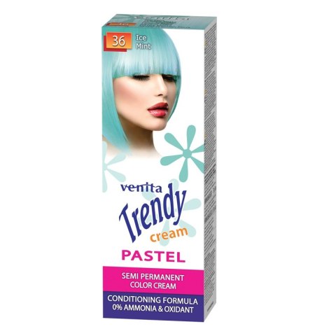 Trendy Cream krem do koloryzacji włosów 36 Ice Mint Venita