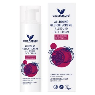 Allround Face Cream naturalny kompleksowy krem do twarzy z owocem granatu 50ml Cosnature