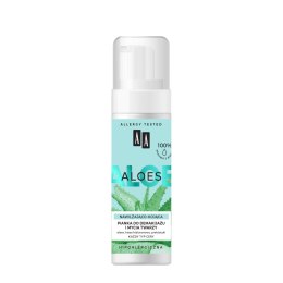 AA Aloes 100% Aloe Vera Extract pianka do demakijażu i mycia twarzy nawilżająco - kojąca 150ml
