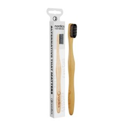 Nordics Bamboo Toothbrush bambusowa szczoteczka do zębów Charcoal