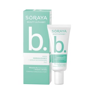 Soraya Beauty Alphabet Wit.B. krem normalizujący + serum witaminowe 2w1 30ml