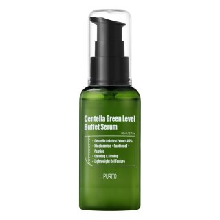 PURITO Centella Green Level Buffet Serum odżywcze serum do twarzy z ekstraktem z wąkroty azjatyckiej 60ml