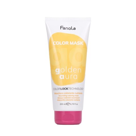 Fanola Color Mask maska koloryzująca do włosów Golden Aura 200ml Fanola Color Mask maska koloryzująca do włosów Golden Aura 200ml