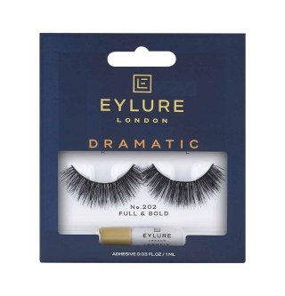 Eylure Dramatic Lashes sztuczne rzęsy z klejem efekt teatralny No. 202