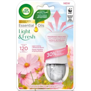 Air Wick Essential Oils wtyczka elektryczna i wkład Łąka Kwietna i Wiosenna Bryza 19ml