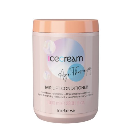 Ice Cream Age Therapy regenerująca odżywka do włosów 1000ml Inebrya
