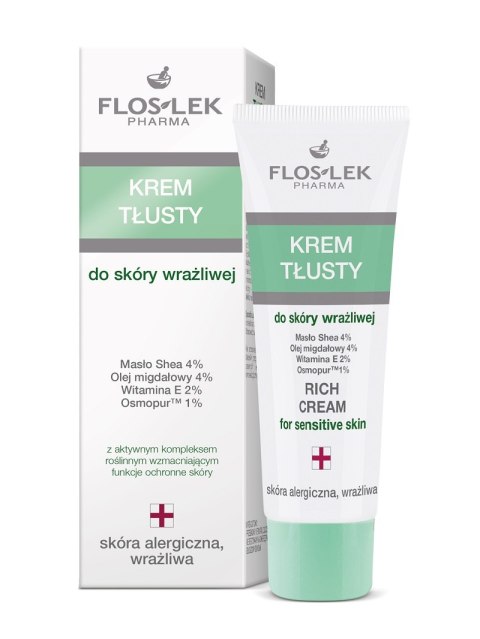 Floslek Krem tłusty do skóry wrażliwej 50ml Floslek Krem tłusty do skóry wrażliwej 50ml